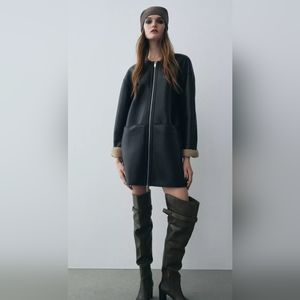 ZARA Double Faced Coat size S